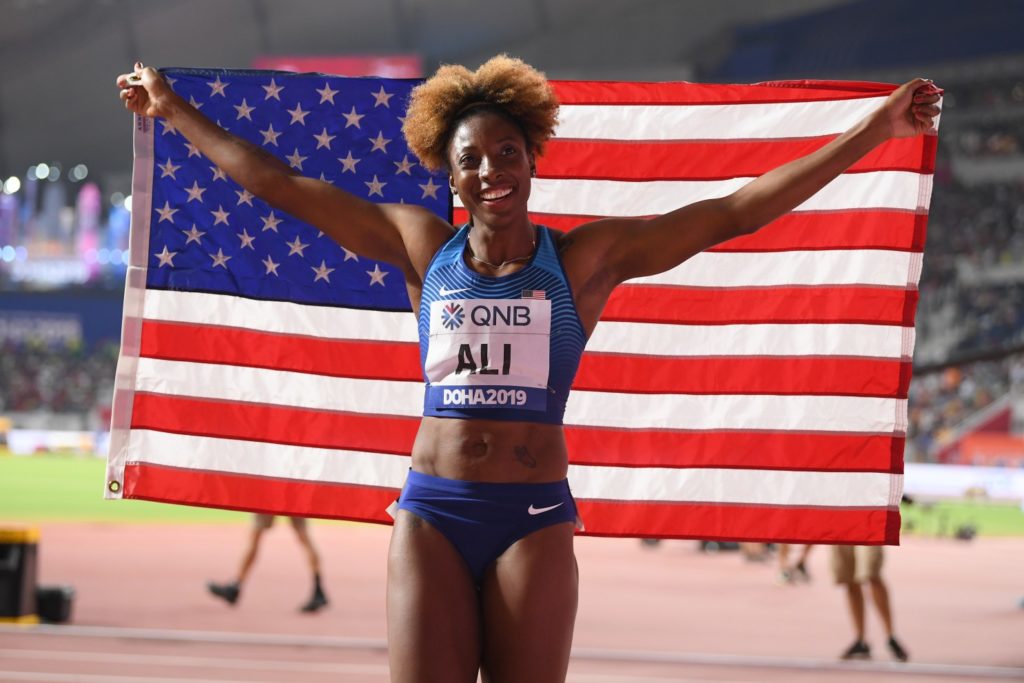 Olympians Nia Ali and Ryan Crouser